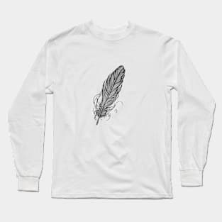 Magical Feather - Spiritual Harmony Long Sleeve T-Shirt